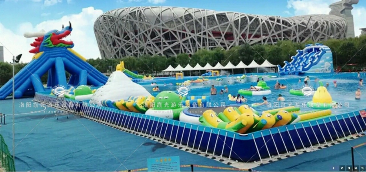 洋浦经济开发区大型支架泳池
